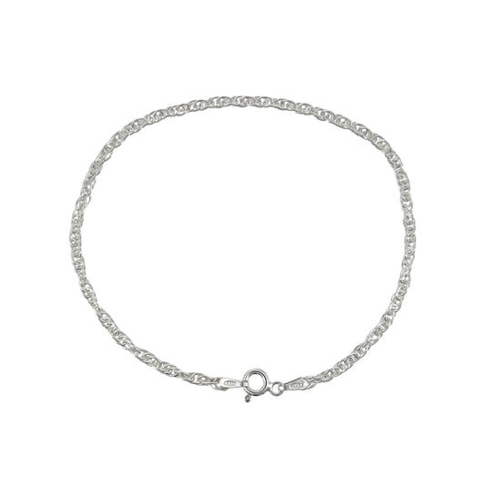 925 Silver 7" Prince of Wales Bracelet