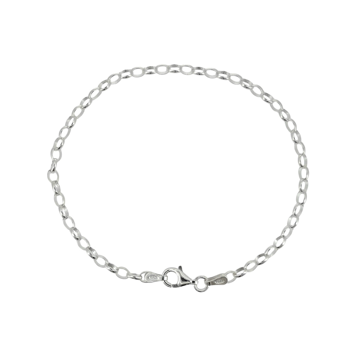 925 Silver 7" Belcher Bracelet