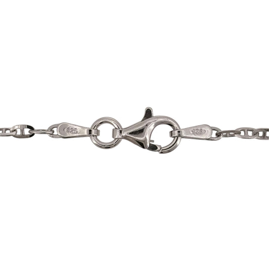 New 925 Silver 18" Anchor Chain with the weight 2.80 grams and link width 2mm