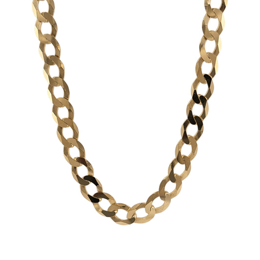 925 Silver Gold Plated 20" Curb Chain