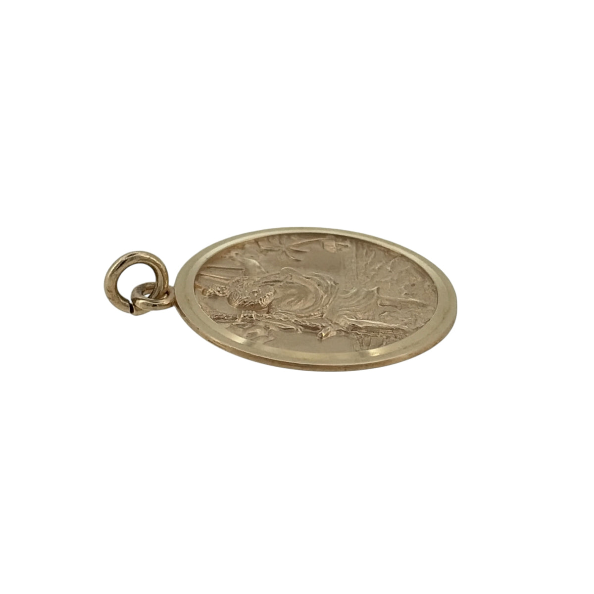9ct Gold St Christopher Pendant