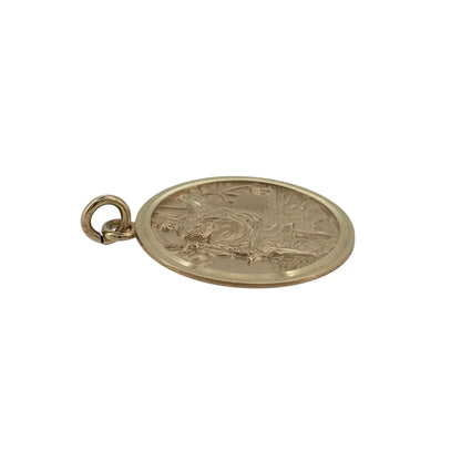 9ct Gold St Christopher Pendant