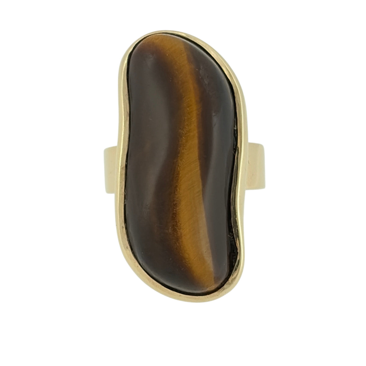 9ct Gold & Tiger's Eye Dress Ring