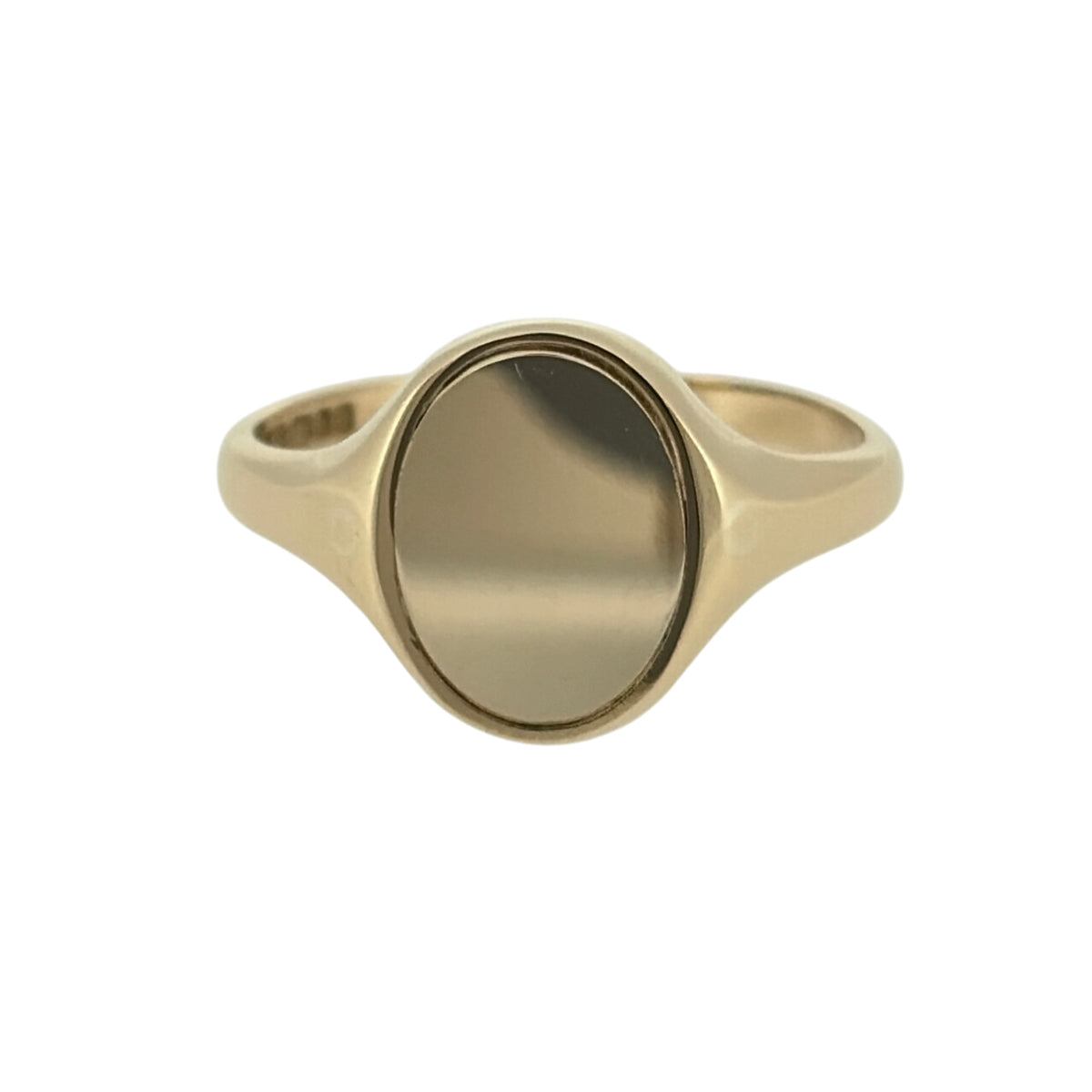 9ct Gold Masonic Swivel Oval Signet Ring