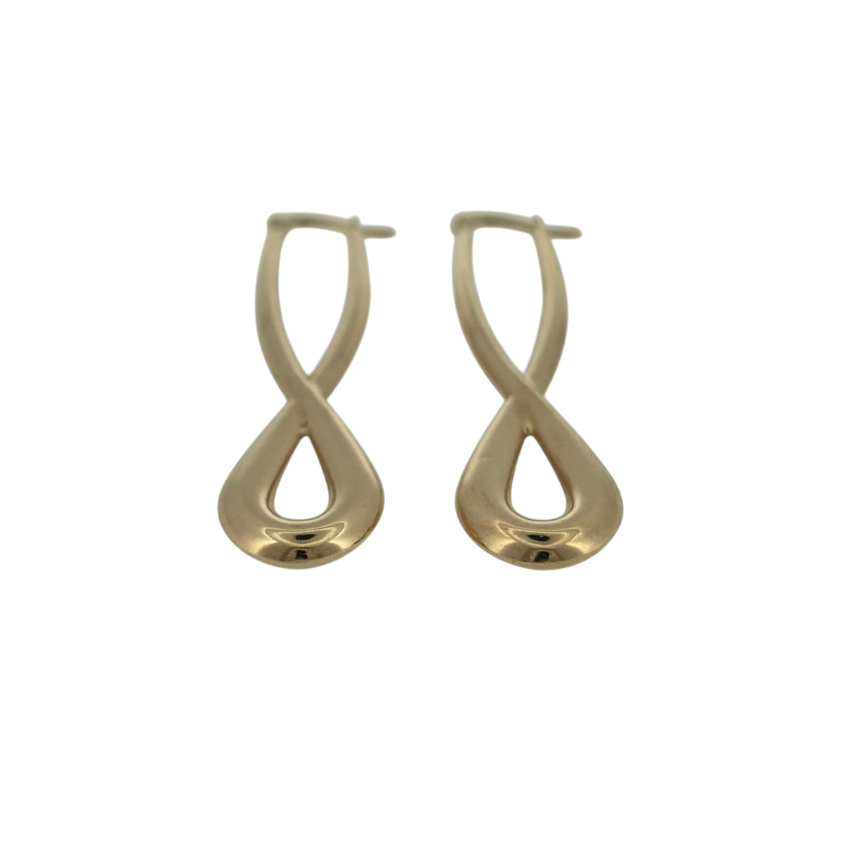 Add a distinctive touch to your jewellery collection with these pre-owned 9ct yellow gold long twist infinity creole earrings, featuring an elegant elongated design with decorative twisting.

Design: The earrings feature a long infinity-inspired creole design with twisted detailing, creating an attractive and contemporary appearance.
Material: Made from 9ct yellow gold, offering a classic warm gold finish.