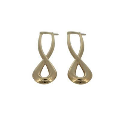 Add a distinctive touch to your jewellery collection with these pre-owned 9ct yellow gold long twist infinity creole earrings, featuring an elegant elongated design with decorative twisting.

Design: The earrings feature a long infinity-inspired creole design with twisted detailing, creating an attractive and contemporary appearance.
Material: Made from 9ct yellow gold, offering a classic warm gold finish.