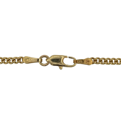 9ct Gold & Diamond Three Feathers 18" Necklace