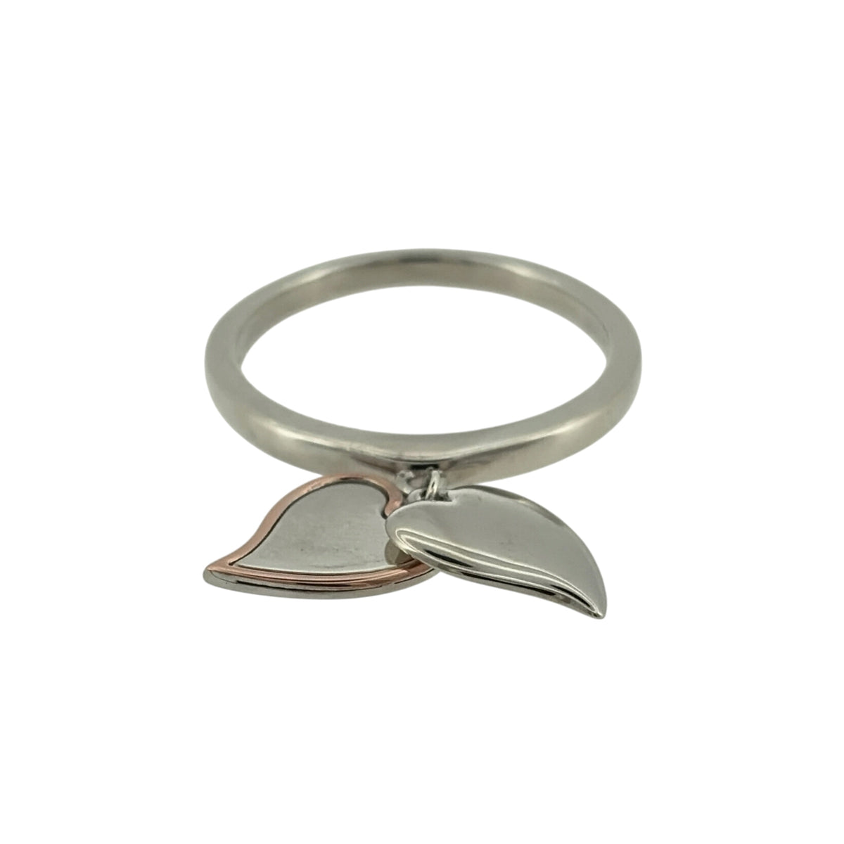 925 Silver Clogau Heart Drop Band Ring