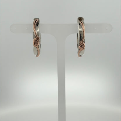 925 Silver Clogau Tree of Life Hoop Earrings