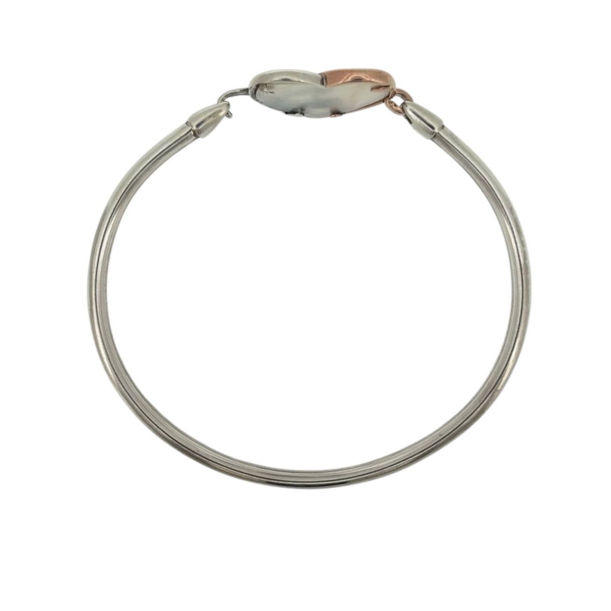 925 Silver & Mother of Pearl Clogau Tree of Life Heart Bangle