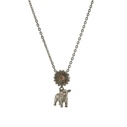 925 Silver Clogau Lamb Daisy 14" Necklace