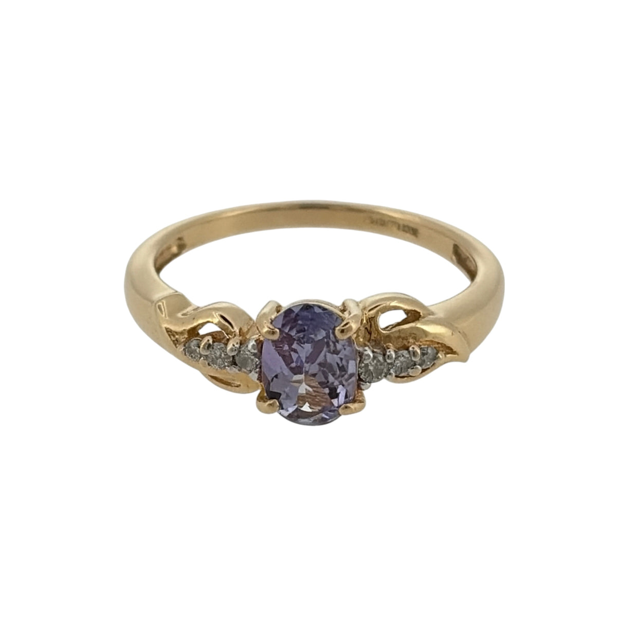 18ct Gold Diamond & Tanzanite Ring