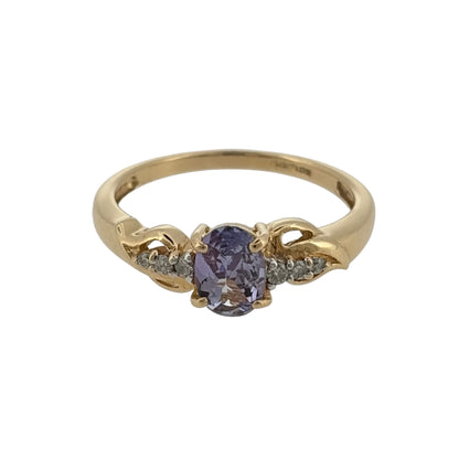 18ct Gold Diamond & Tanzanite Ring