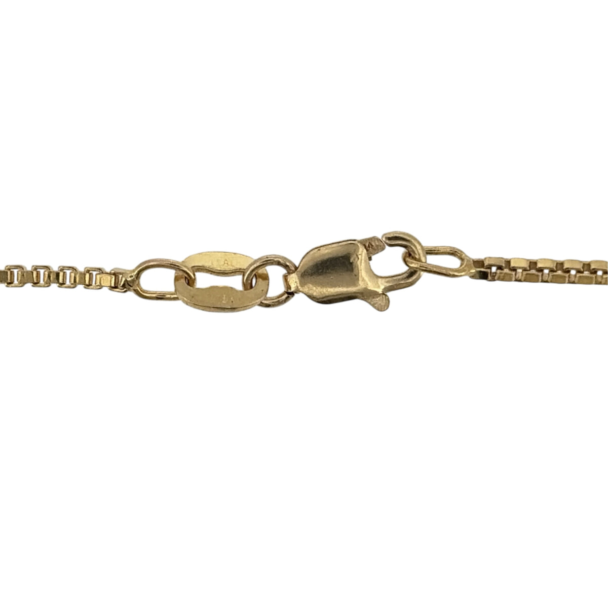 14ct Gold & Diamond Marquise 16" Necklace