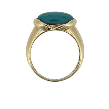 9ct Gold & Turquoise Ring