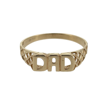 9ct Gold Dad Ring