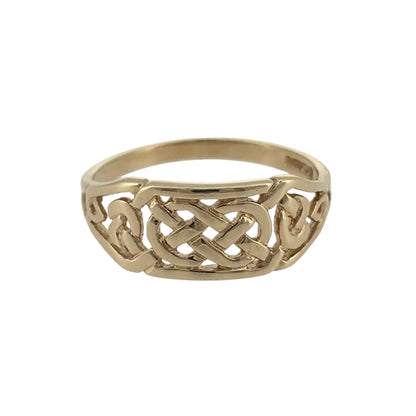 9ct Gold Celtic Knot Band Ring