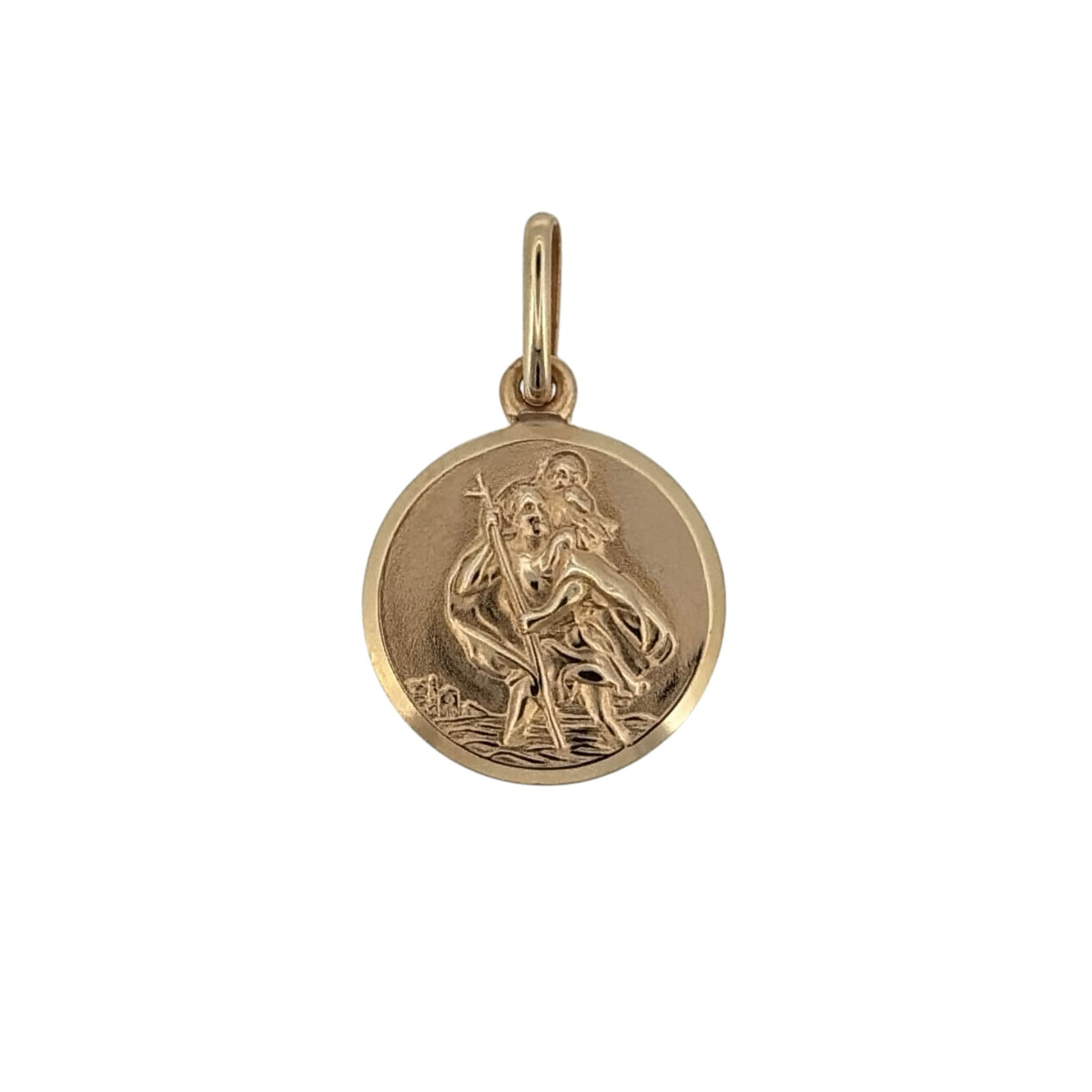 9ct Gold St Christopher Pendant