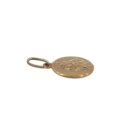 9ct Gold St Christopher Pendant
