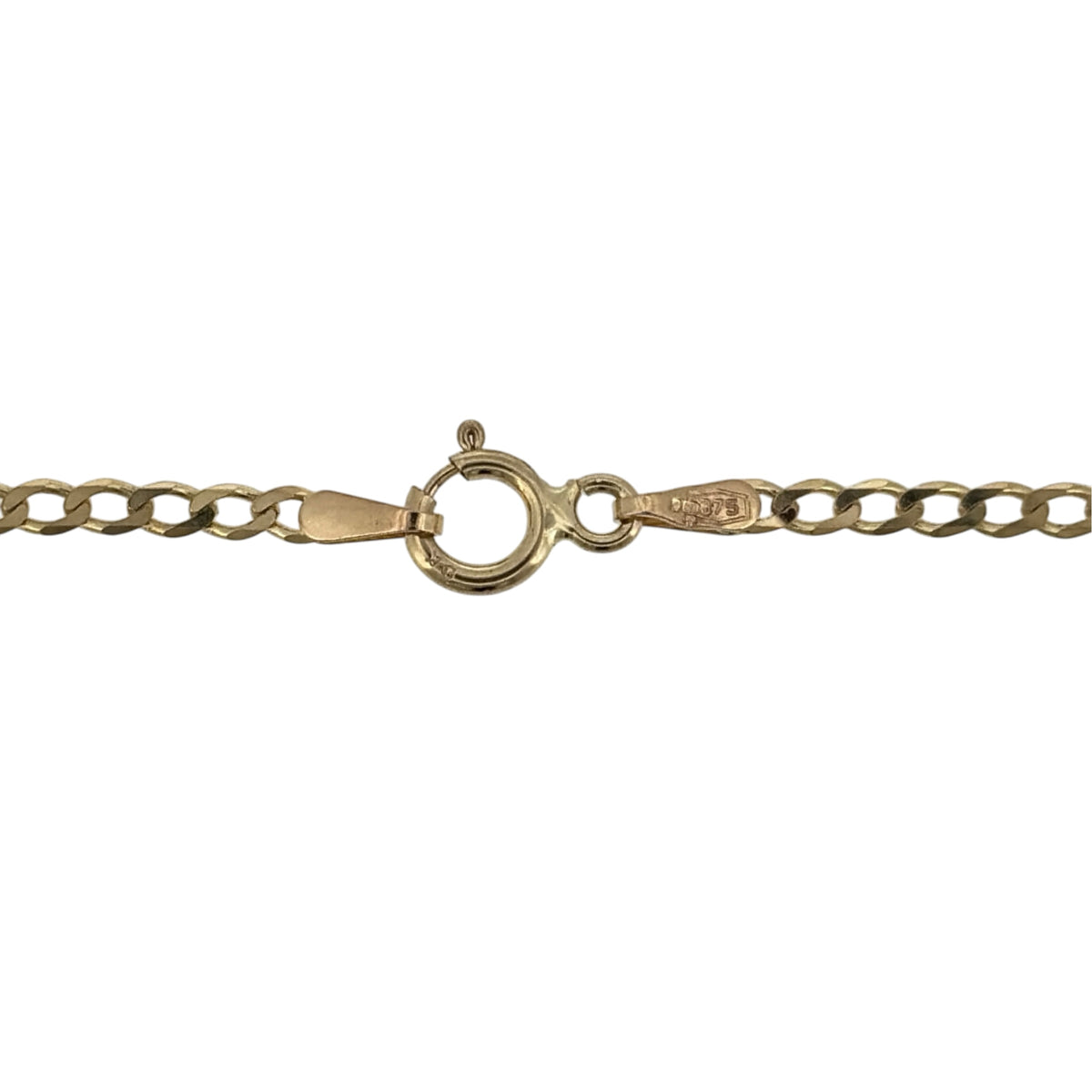 Add a classic touch to your jewellery collection with this pre-owned 9ct yellow gold curb chain, featuring a timeless interlocking link design in a traditional warm gold finish.

Design: The chain features a classic curb link design, with neatly interlocking links creating a simple and elegant appearance suitable for everyday wear.
Material: Made from 9ct yellow gold, offering a traditional warm gold finish that complements the timeless chain design.