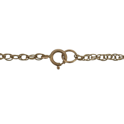 9ct Gold Three Feathers 20" Necklace