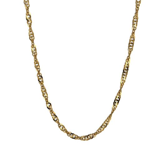 9ct Gold 18" Singapore Chain
