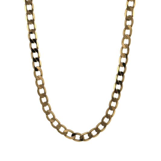 9ct Gold 20" Curb Chain