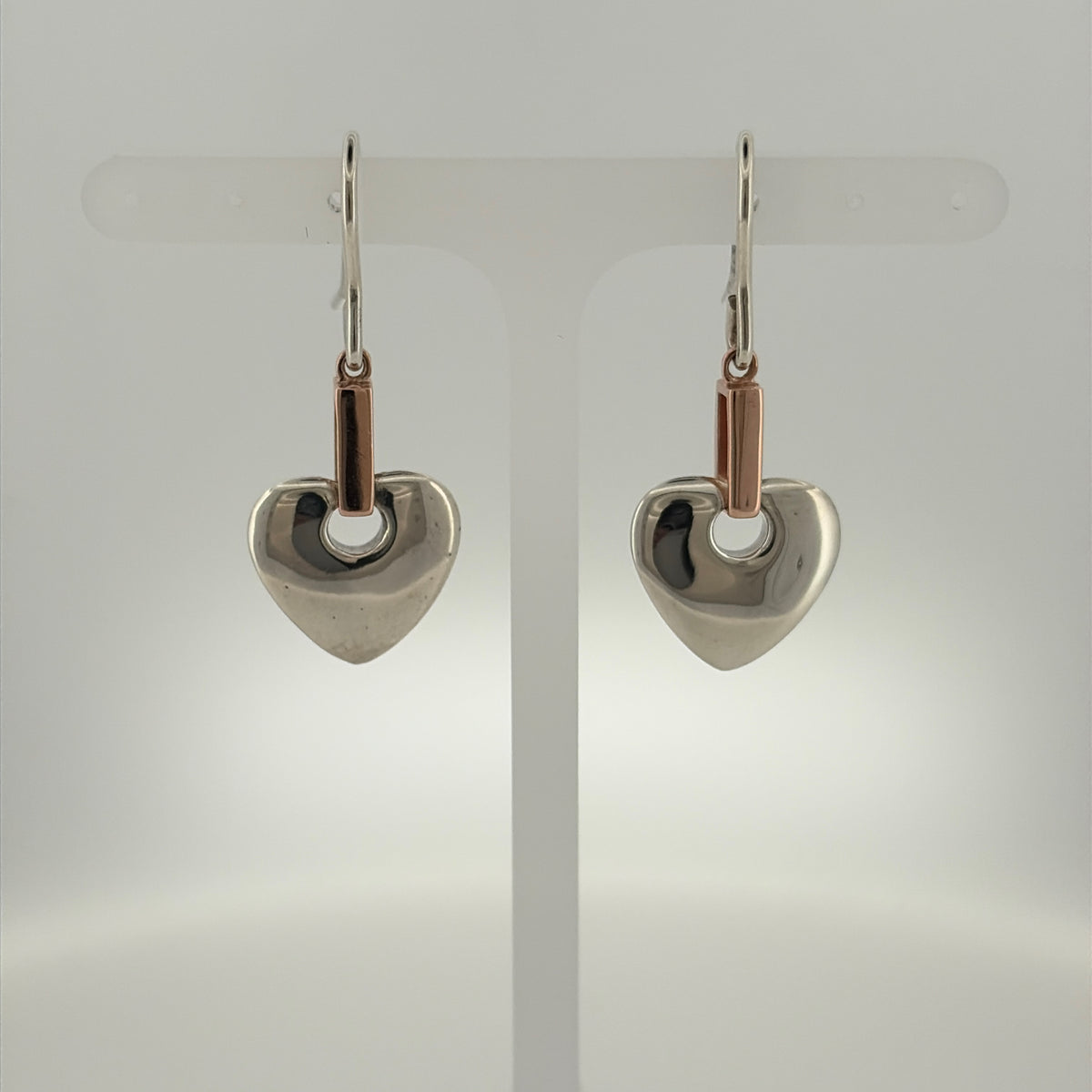 925 Silver Clogau Heart Cariad Drop Earrings
