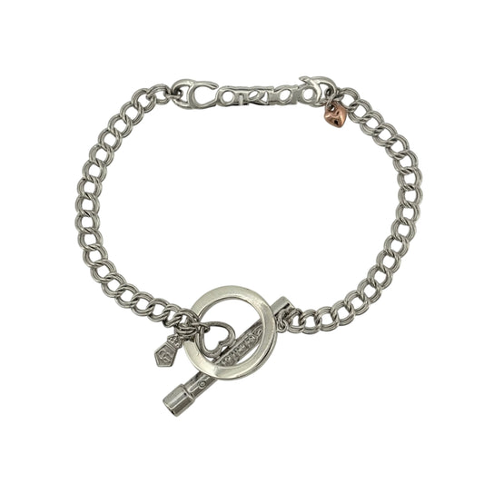 925 Silver Clogau 7.5" Cariad T Bar Bracelet