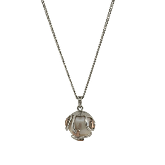 925 Silver & Pearl Clogau Tree of Life 18" - 22" Necklace