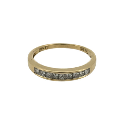 18ct Gold & Diamond Band Ring