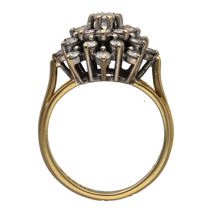 18ct Gold & Diamond Cluster Ring
