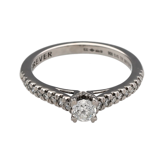 Platinum & Diamond Solitaire Ring