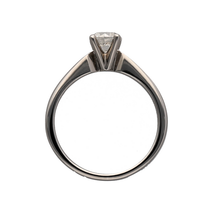 18ct White Gold & Diamond Solitaire Ring