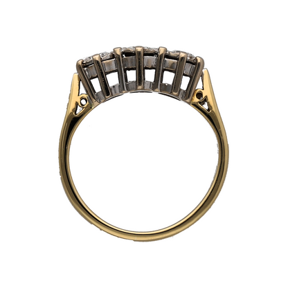 18ct Gold & Diamond Trilogy Ring