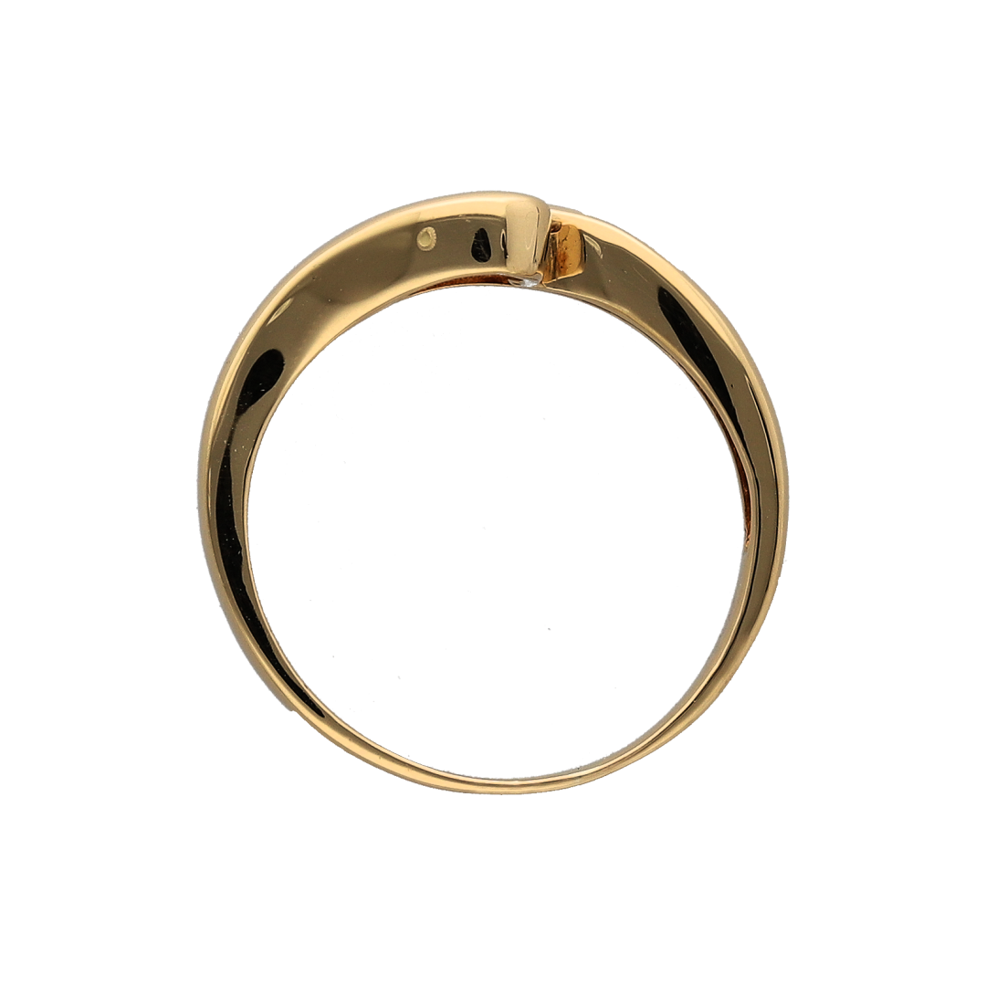 18ct Gold & Diamond Wrap Around Ring
