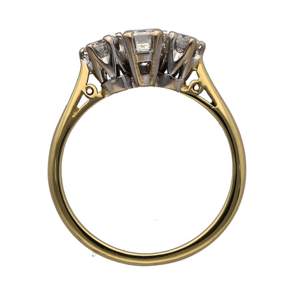 18ct Gold & Diamond Trilogy Ring