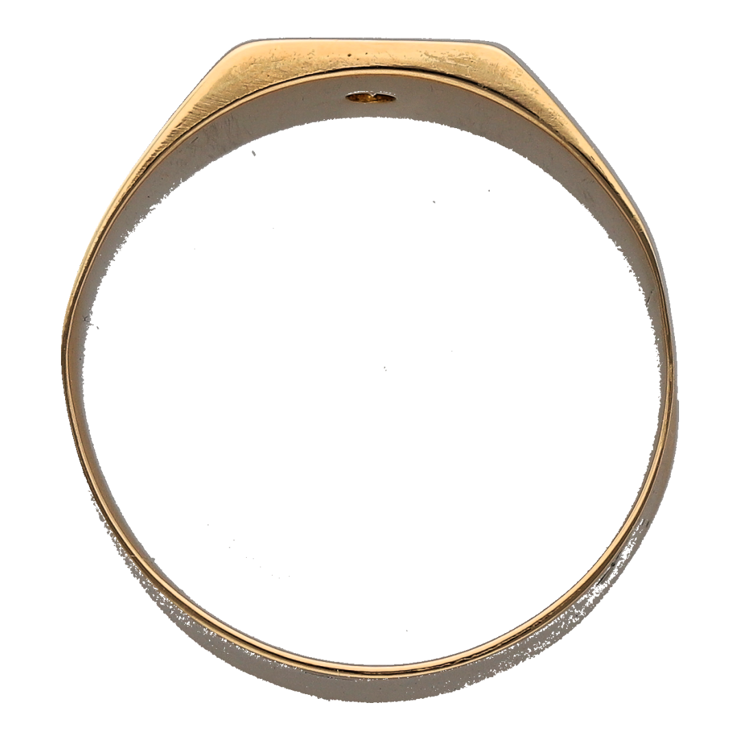 18ct Gold & Diamond Signet Ring