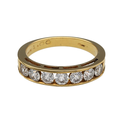 18ct Gold & Diamond Band Ring