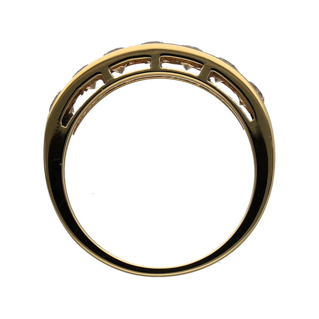 18ct Gold & Diamond Band Ring