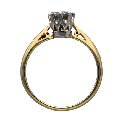 18ct Gold & Diamond Solitaire Ring