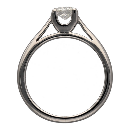 18ct White Gold & Diamond Solitaire Ring