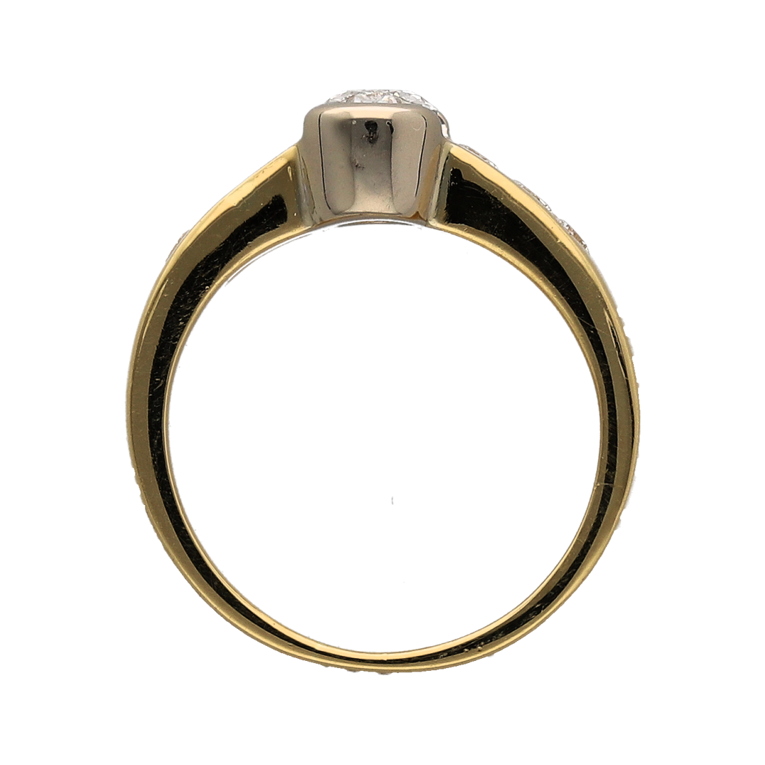 18ct Gold & Diamond Solitaire Ring