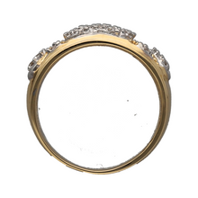 Load image into Gallery viewer, 18ct Gold &amp; Diamond Set Wide Heart Band Ring
