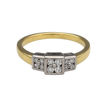 Load image into Gallery viewer, 18ct Gold &amp; Diamond Set Trilogy Cluster Ring
