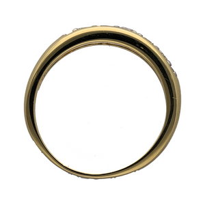 18ct Gold & Diamond Set Seven Stone Band Ring