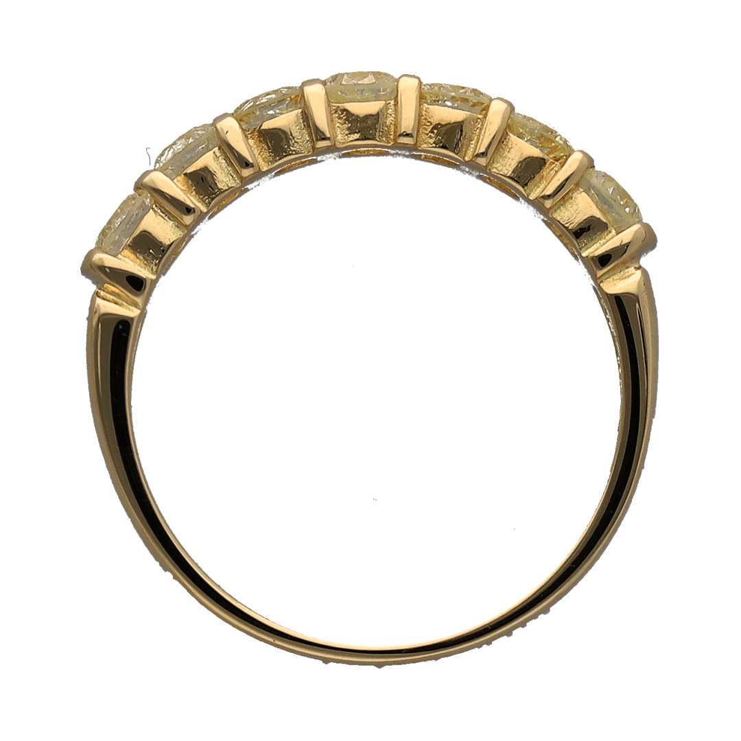 18ct Gold & Diamond Set Band Ring