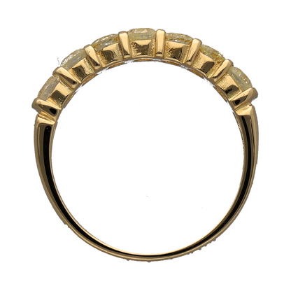 18ct Gold & Diamond Set Band Ring