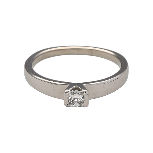 Platinum & Diamond Set Solitaire Ring