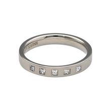 Load image into Gallery viewer, Platinum &amp; Diamond Set Band Ring
